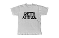 T-shirt “GHETTO ATTITUDE” - Blanc